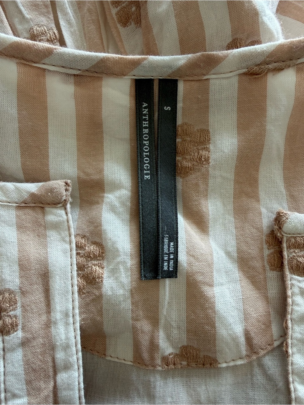 Anthropologie The Somerset Maxi Dress in Cream Stripes-NWOT - Picture 5 of 5